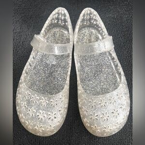 Glitter Jelly Mary Jane Flats